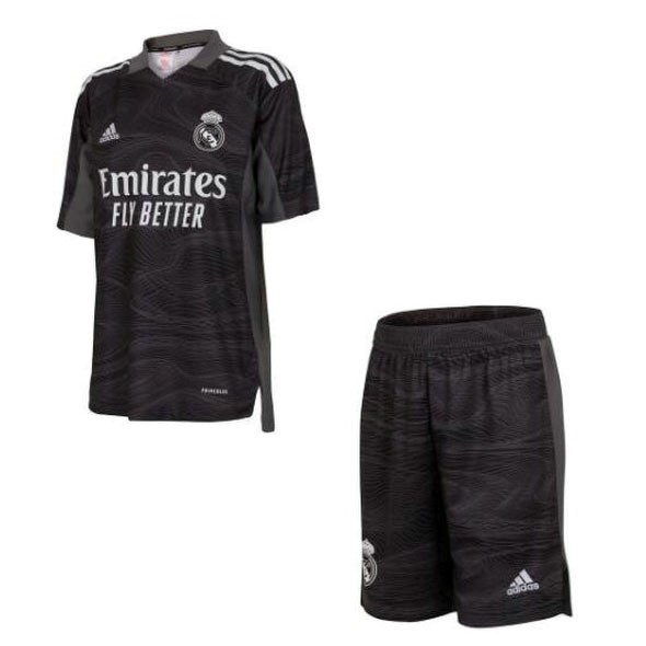 Trikot Real Madrid Auswarts Kinder 2021-22 Schwarz